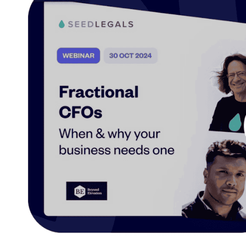 SeedLegals Webinar podcast featuring Hayat Amin